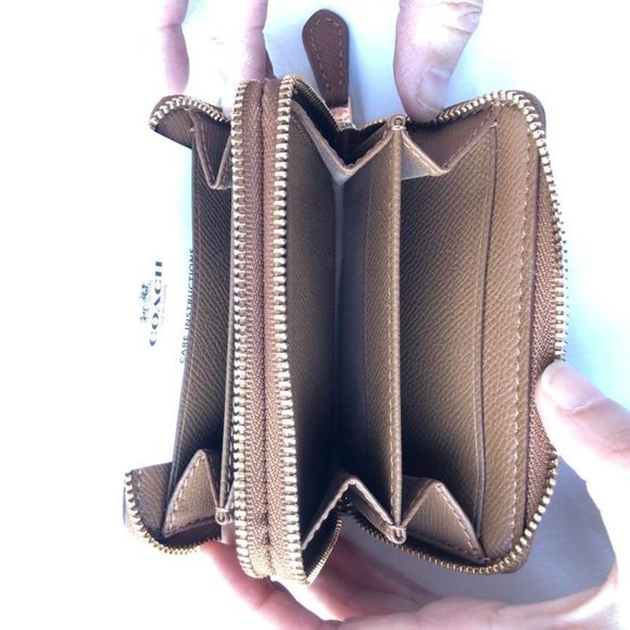 NEW! COACH Double Zip PVC Coin Case - Picture 4 of 4